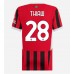 AC Milan Malick Thiaw #28 Dámské Domácí Dres 2024-25 Krátkým Rukávem